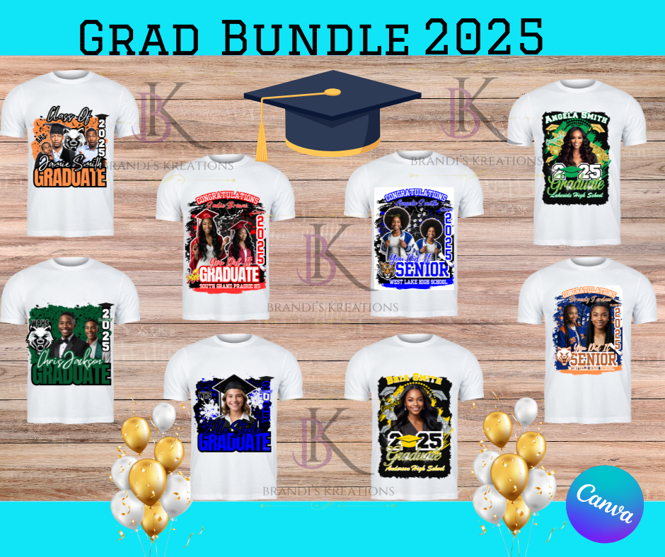 2025 Graduation Editable Bundle