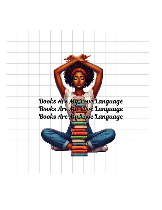 Books are my love language Digital Design