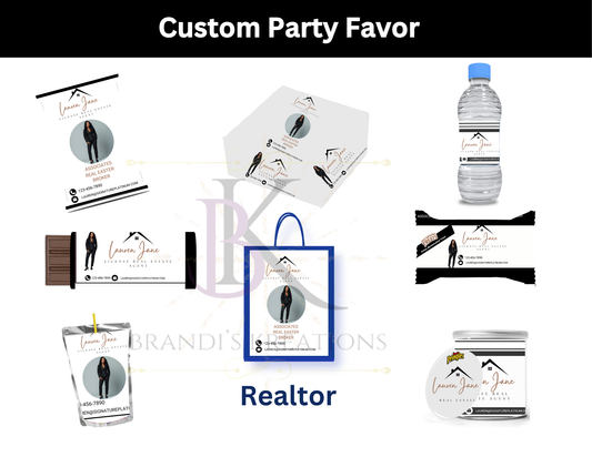 Realtor Party Favor Editable Digital Bundle