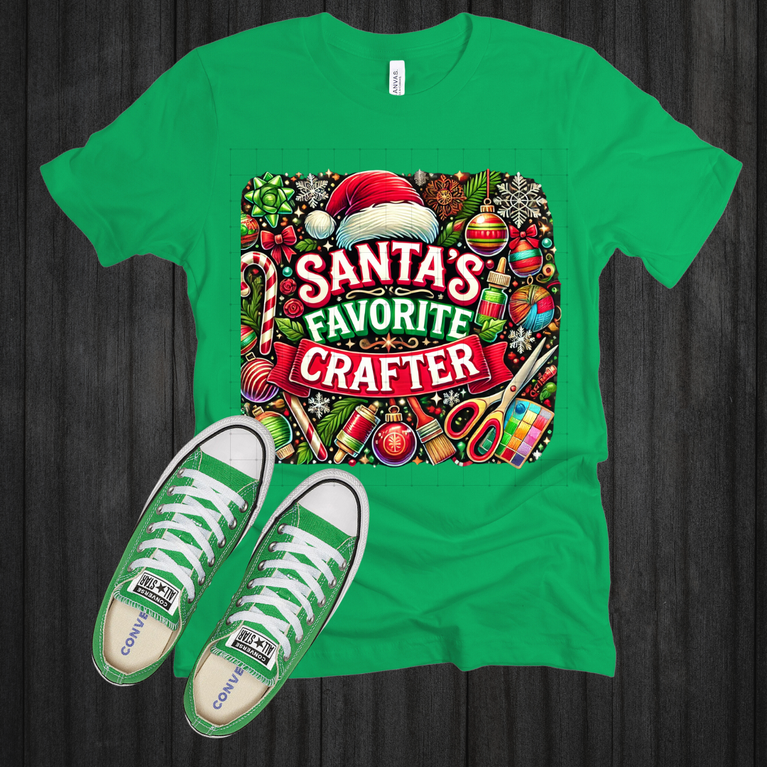 Santa's Favorite Crafter Digital Design